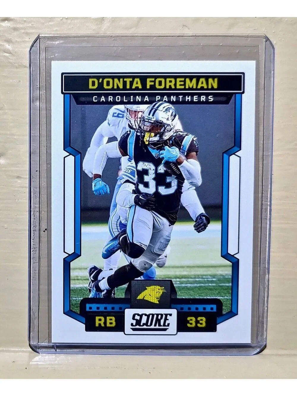 D’Onta Foreman 2023 Panini NFL #45 Score Football Card Carolina Panthers